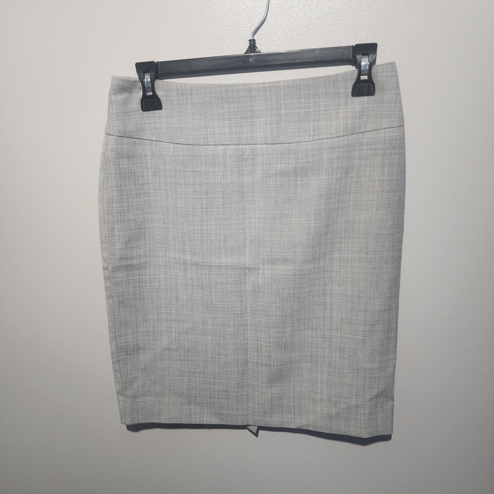 Express Light Gray Pencil Skirt